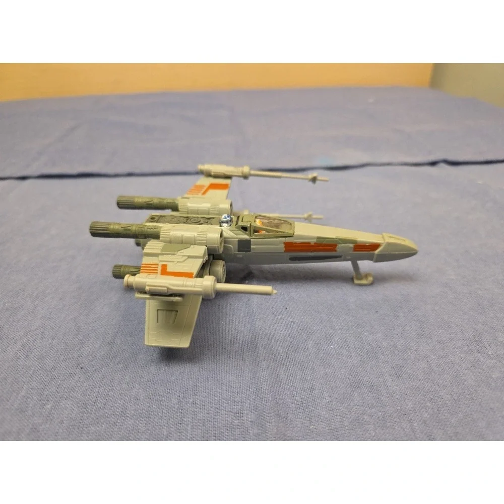 Star Wars Action Fleet X-Wing Starfighter Galoob 1995 Luke Skywalker R2-D2 Red 5